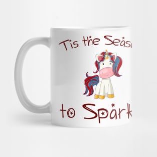 Christmas Unicorn: Tis the Season to Sparkle Mug